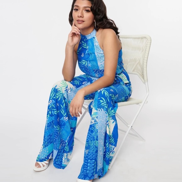 New Women’s Tropical Jumpsuit - Picture 2 of 10